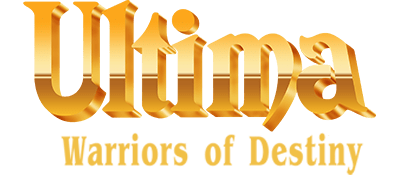 Ultima Warriors of Destiny logo for NES
